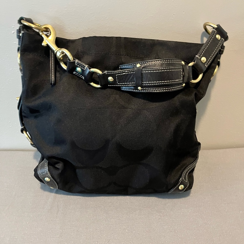 Black coach bag